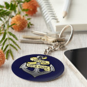 Der Kapitän Ihres Namens kann individuell eingeste Schlüsselanhänger (Seite)