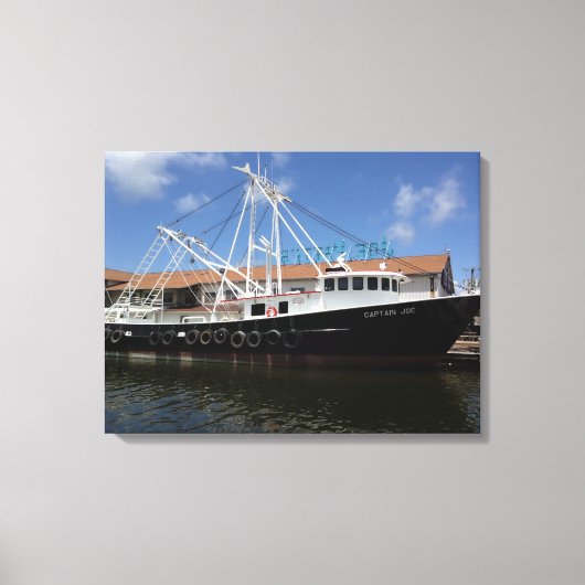 Der Kapitän Joe Leinwanddruck (Vorderseite)