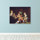 Der kaputte Vertrag Leinwanddruck (Insitu (Holzboden))