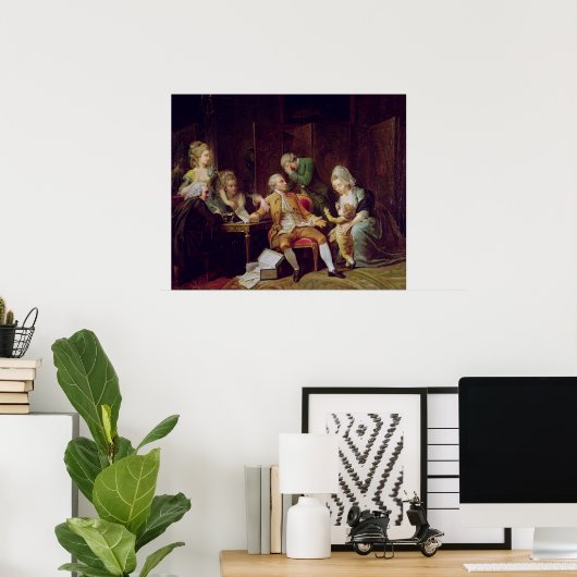 Der kaputte Vertrag Poster (Heimbüro)