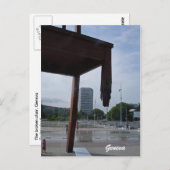 Der kaputte Vorsitz in Genf Postkarte (Vorne/Hinten)
