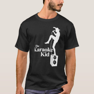 Der Karaoke Kid Funny Music Junge T-Shirt