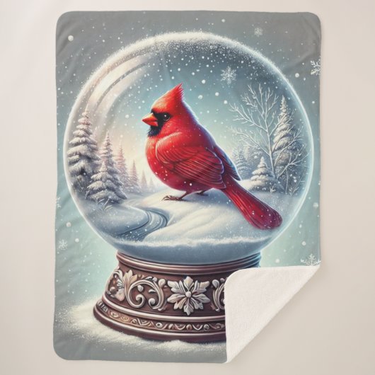 Der Kardinal des Winters Sherpadecke (Vorderseite)