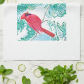Der Kardinal - Geschirrtuch (Gefaltet)
