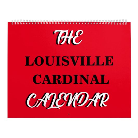 Der Kardinal-Kalender von Louisville Kalender (Titelbild)
