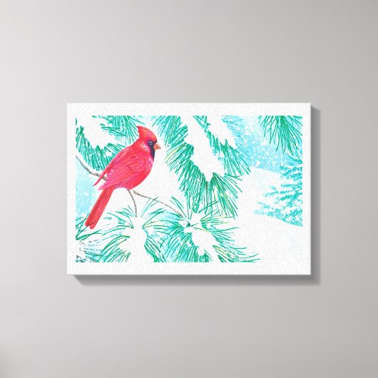 Der Kardinal - Leinwanddruck (Vorderseite)