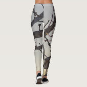 Der Kardinal morgens Leggings (Rückseite)