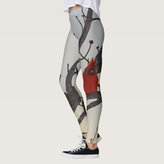 Der Kardinal morgens Leggings (Links)