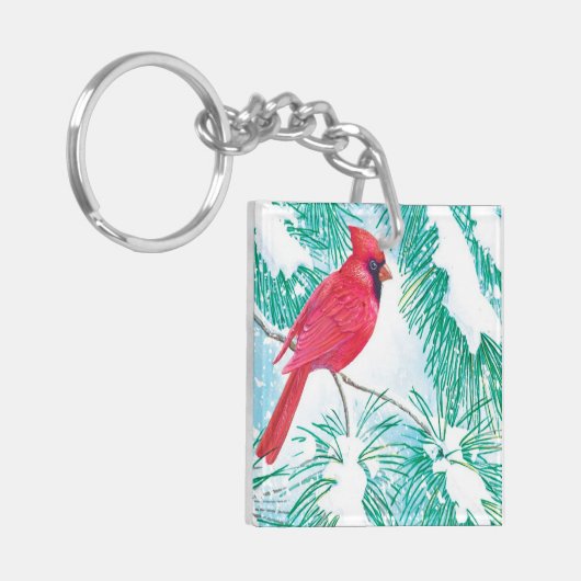 Der Kardinal - Schlüsselanhänger (Vorderseite links)