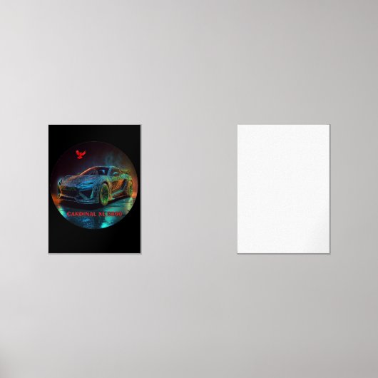 Der Kardinal XL5000 Elite-Sportwagen Bilderwand Sets (Vorderseite)