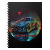 Der Kardinal XL5000 Elite-Sportwagen Notizblock (Vorderseite)
