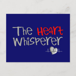 Der Kardiologe gibt "The Heart Whisperer" Postkarte
