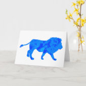 DER KARIBISCHE LÖWE KARTE (Gelbe Blume)