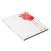 Der karibische rosa Flamingo Notepad Notizblock (angewinkelt)