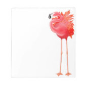 Der karibische rosa Flamingo Notepad Notizblock (Vorderseite)