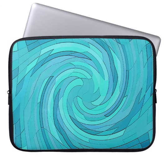 Der karibische Whirlpool... Laptopschutzhülle (Vorderseite)
