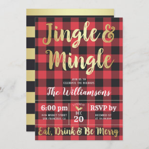 Der karierte Büffel u. die Goldklingel u. Einladung