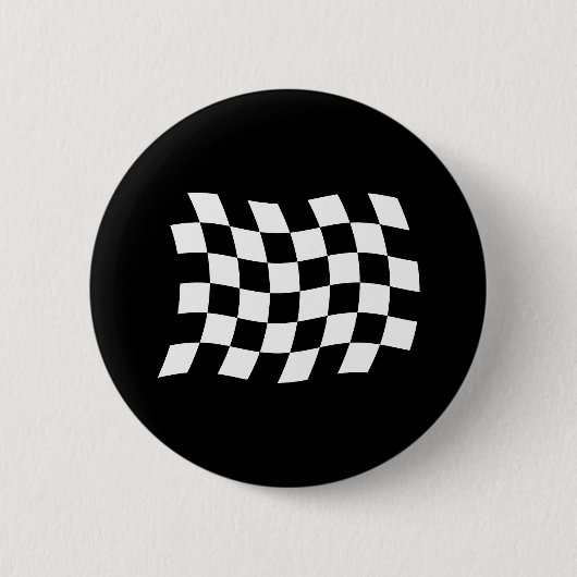 Der Karierte-Flagge-Knopf Button (Vorderseite)