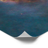 Der Karina-Nebel "Mystischer Berg" Poster (Ecke)