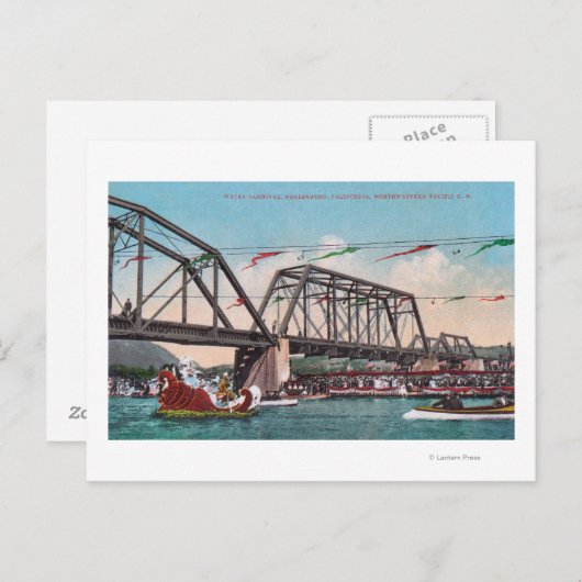 Der Karneval im Nordwestpazifik (RR) Postkarte (Vorne/Hinten)