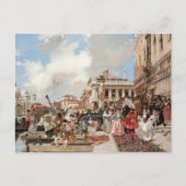 Der Karneval, Venedig Postkarte (Vorderseite)
