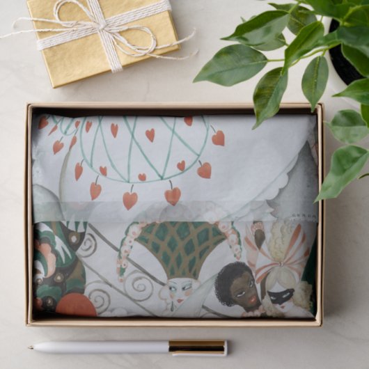 Der Karneval von Gerda Wegener Seidenpapier (Geschenk)