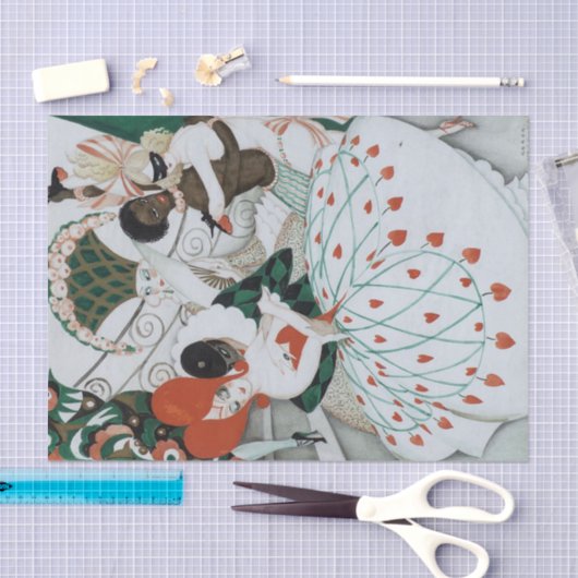 Der Karneval von Gerda Wegener Seidenpapier (Handwerk)