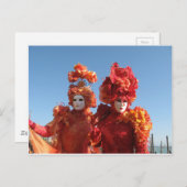Der Karneval von Venedig Postkarte (Vorne/Hinten)