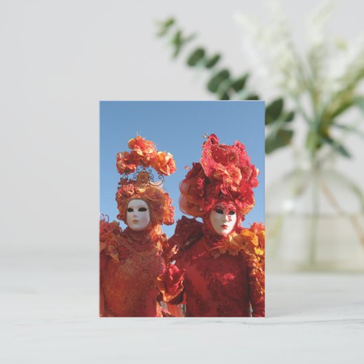 Der Karneval von Venedig Postkarte (Stehend Vorderseite)