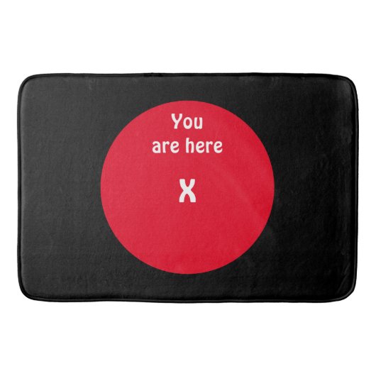 Der Karo, den Sie hier sind Badematte (Vorderseite)