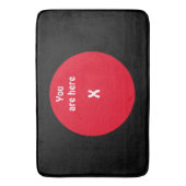 Der Karo, den Sie hier sind Badematte (Vorderseite Vertikal)