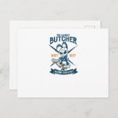 Der Karottenbutcher Postkarte (Vorne/Hinten)