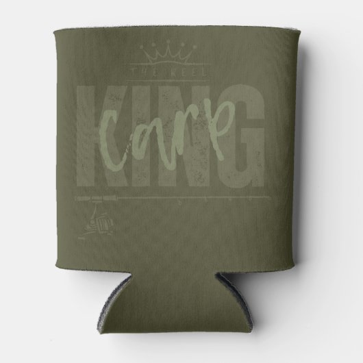 Der Karpfenkönig | Karpfenfischerei Dosenkühler (Vorderseite)