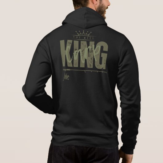 Der Karpfenkönig | Karpfenfischerei Hoodie (Rückseite)