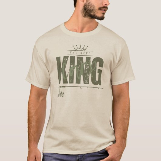 Der Karpfenkönig | Karpfenfischerei T-Shirt (Vorderseite)