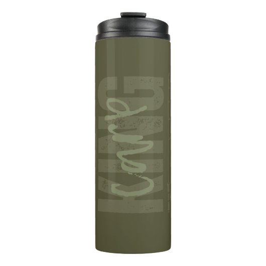 Der Karpfenkönig | Karpfenfischerei Thermosbecher (Vorderseite)