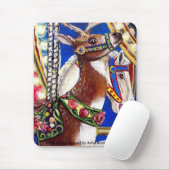 Der Karussell-Hirsch Mousepad (Mit Mouse)