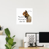 Der Käse Sheriff Poster (Heimbüro)