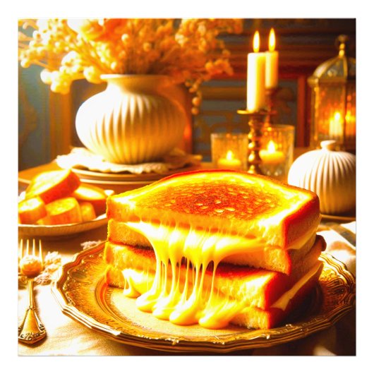 Der Käsehimmel: Das ultimative Komfortniveau Fotodruck (Vorne)