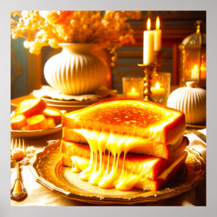 Der Käsehimmel: Das ultimative Komfortniveau Poster