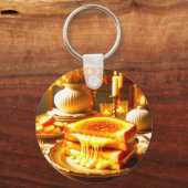 Der Käsehimmel: Das ultimative Komfortniveau Schlüsselanhänger (Rückseite)