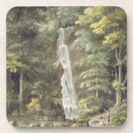 Der Kaskaden-Wasserfall bei Hestercombe arbeitet Getränkeuntersetzer (Vorderseite)