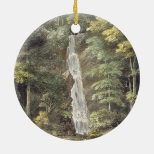 Der Kaskaden-Wasserfall bei Hestercombe arbeitet Keramikornament (Hinten)