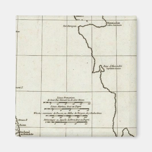 Der Kaspische See Magnet (Vorne)