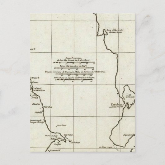 Der Kaspische See Postkarte (Vorderseite)
