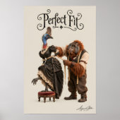 Der Kasuar zur Anprobe Poster (Vorne)