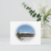 Der Katahdin-Berg im Winter Postkarte (Stehend Vorderseite)