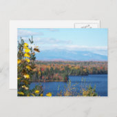 Der Katahdin im Herbst Postkarte (Vorne/Hinten)