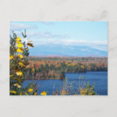 Der Katahdin im Herbst Postkarte (Vorderseite)