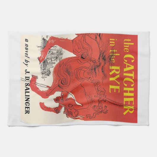 DER KATCHER IM RYE VON J.D. SALINGER GESCHIRRTUCH (Horizontal)